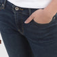Women's 715 Blue Flared Fit Mid Rise Jeans - 47cb22a8-27ba-4832-9aea-acabf9ae500d View