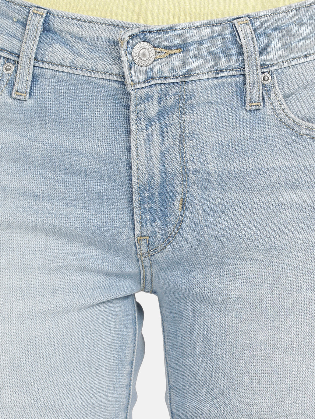 Women's 715 Blue Flared Fit Mid Rise Jeans - 839e7b9d-e212-48ca-aa23-66b7fc24fd70 View