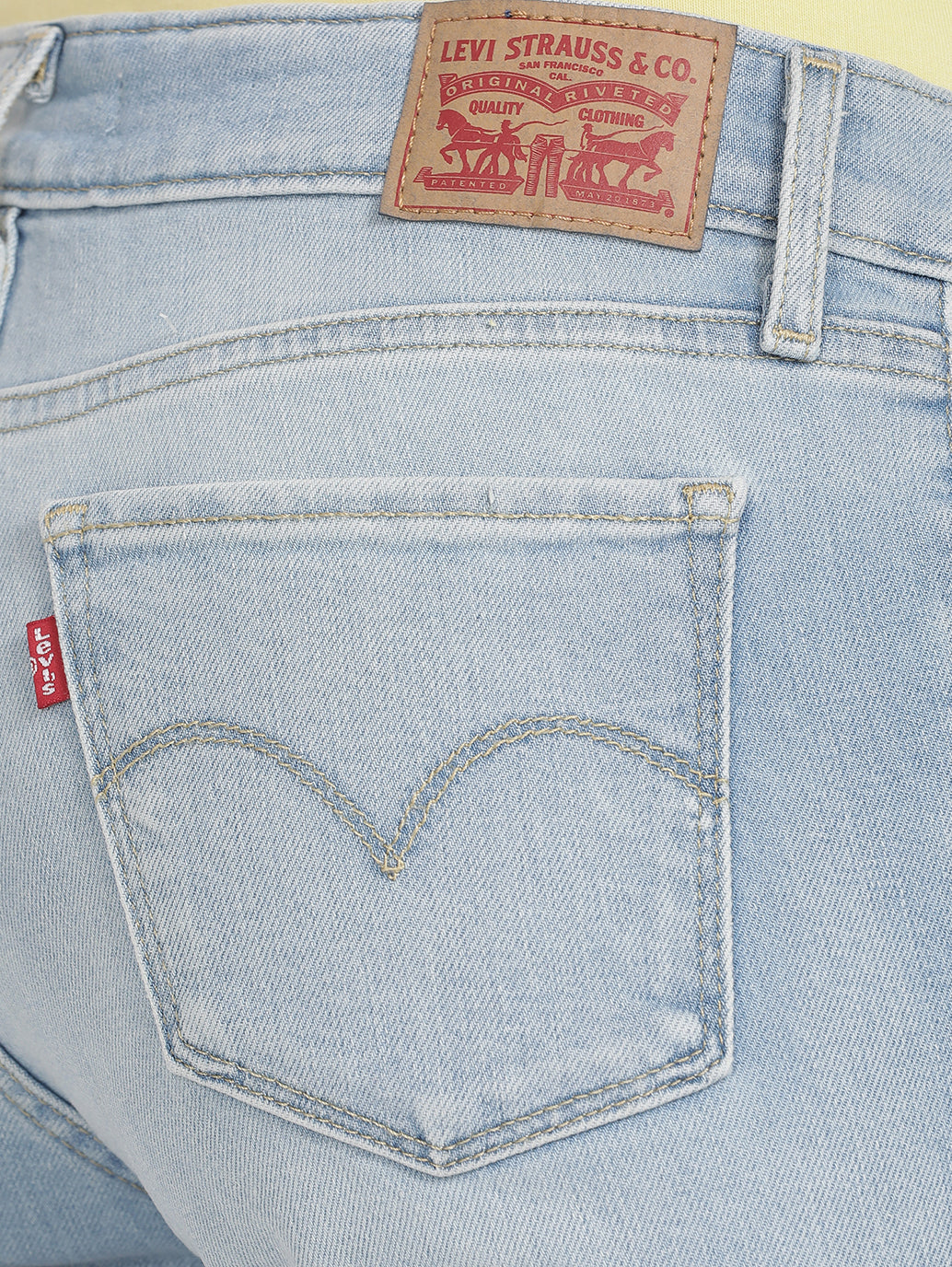 Women's 715 Blue Flared Fit Mid Rise Jeans - de5da2f3-7a58-4914-8518-430d581780b3 View