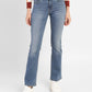 Women's 715 Blue Flared Fit Mid Rise Jeans - 2868397b-45b7-400b-8a76-125295b316eb View