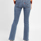 Women's 715 Blue Flared Fit Mid Rise Jeans - 06f60f42-eebe-4fe2-bf27-96b2aca4db6c View