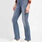 Women's 715 Blue Flared Fit Mid Rise Jeans - 4895fc4c-1221-4131-b8fd-79541b2c609d View