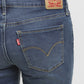 Women's 715 Blue Flared Fit Mid Rise Jeans - f616905d-49f6-4ea8-91af-158dfe253c76 View