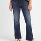 Women's 715 Blue Flared Fit Mid Rise Jeans - 0bed8928-5a25-42eb-b54a-05dd994e14bc View