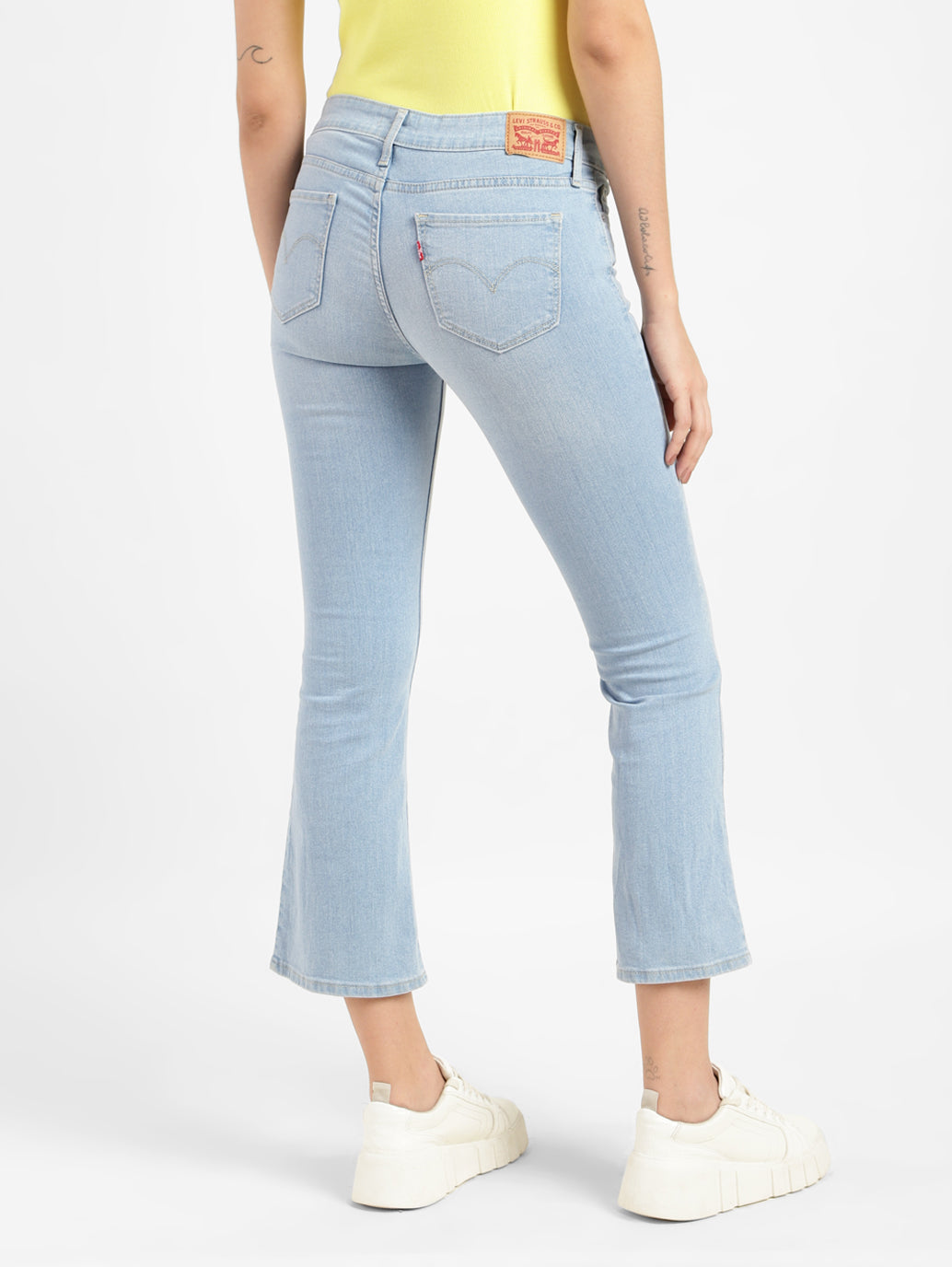 Women's 715 Blue Flared Fit Mid Rise Jeans - c47afc50-f29c-4ca8-928f-8d444554ed89 View