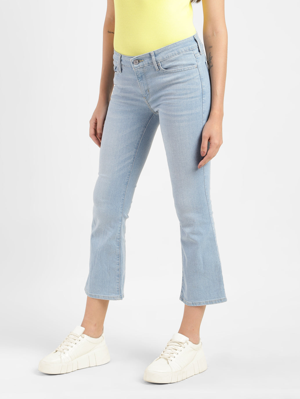 Women's 715 Blue Flared Fit Mid Rise Jeans - 0c9855e7-10e1-4ebc-9cf3-8ab5497e3149 View