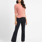Women's 715 Navy Blue Flared Fit Mid Rise Jeans - c3fb6795-528a-4f33-a6c2-faaac4c3c51b View