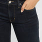 Women's 715 Navy Blue Flared Fit Mid Rise Jeans - 9203d3ec-9d17-4724-8e26-637bb568450b View