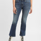 Women's 715 Blue Flared Fit Mid Rise Jeans - acfb2cc8-00fd-4710-bb9c-b9d78f50b0a8 View