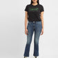 Women's 715 Blue Flared Fit Mid Rise Jeans - 7184f97a-4d5a-40be-8401-858589aae34a View