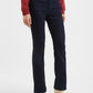 Women's 715 Navy Blue Flared Fit Mid Rise Jeans - 4ce1819f-08a3-49f0-9d59-aae68e8a5ad7 View