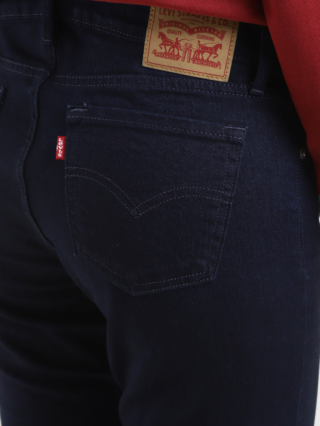 Women's 715 Navy Blue Flared Fit Mid Rise Jeans - 5ed610fc-00bb-4f13-9fa7-cf0a31316778 View