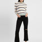 Women's 715 Black Flared Fit Mid Rise Jeans - 26f50e24-3eff-466a-8e34-95ecc9752aea View