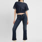 Women's 715 Blue Flared Fit Mid Rise Jeans - 2dee9201-c8c3-4914-9c74-cdc64c26bdbb View