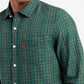 Men's Checkered Spread Collar Shirt - 892f5632-d505-45ea-bf57-85367da48c93 View
