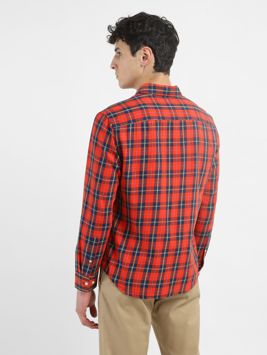 Men's Checkered Slim Fit Shirt - b6c173e9-fccd-4e60-a965-dff91ca9c4a7 View
