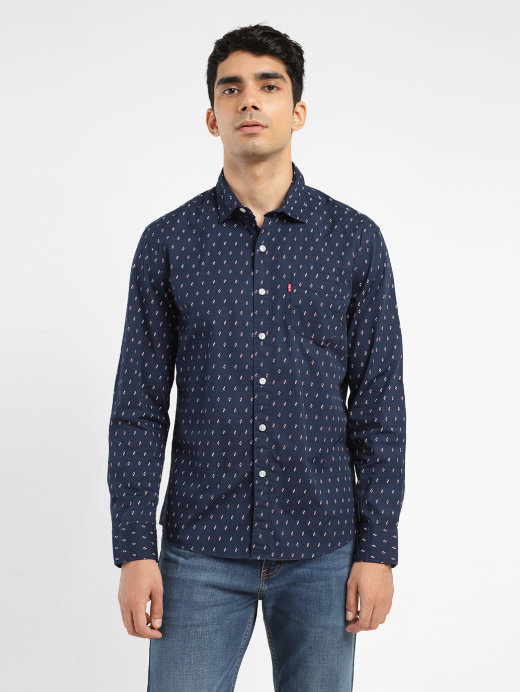 Men's Printed Slim Fit Shirt - e8874873-4c2f-4d54-ae58-4ef04372adfa View