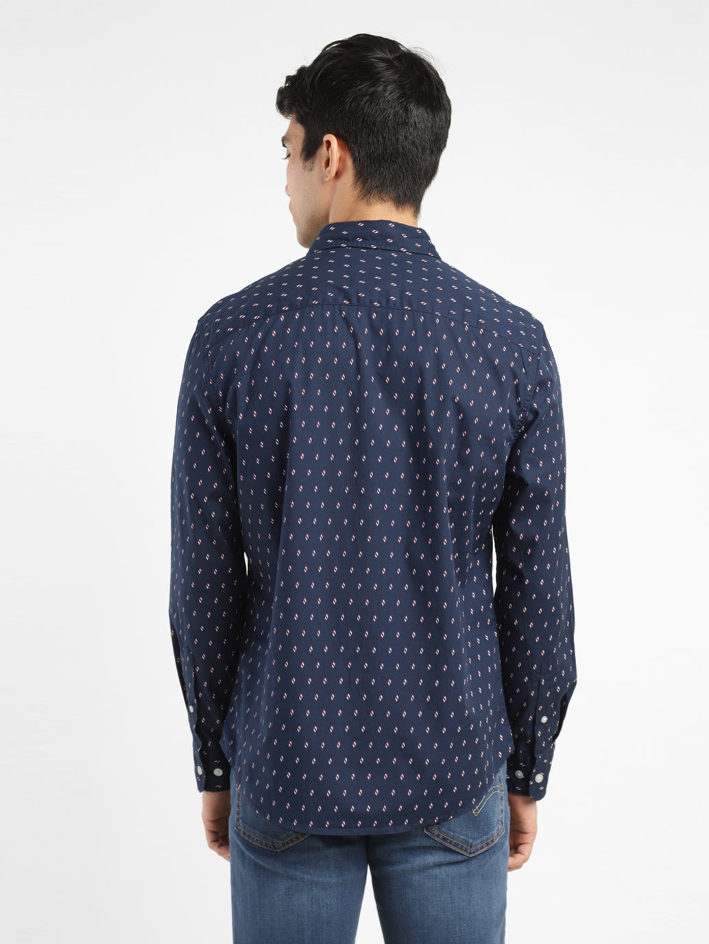 Men's Printed Slim Fit Shirt - 5da2cee8-8e4f-43c1-9fa9-14cb7adef020 View