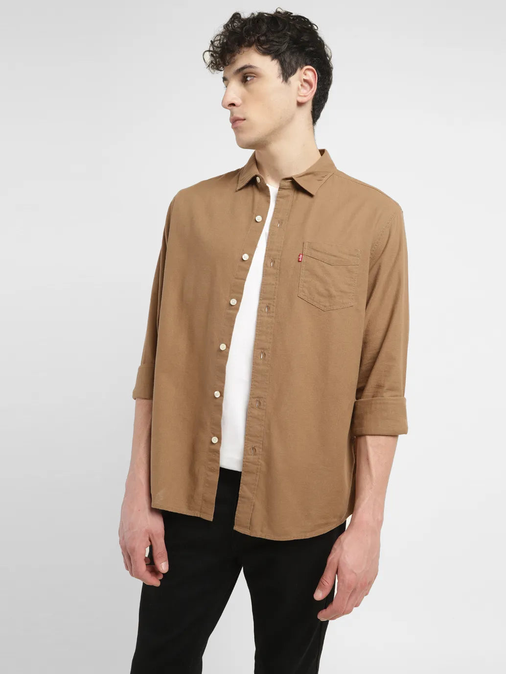 Men's Solid Slim Fit Shirt - 74c5e690-9165-4530-9d47-b6f9c7ea3ef1 View