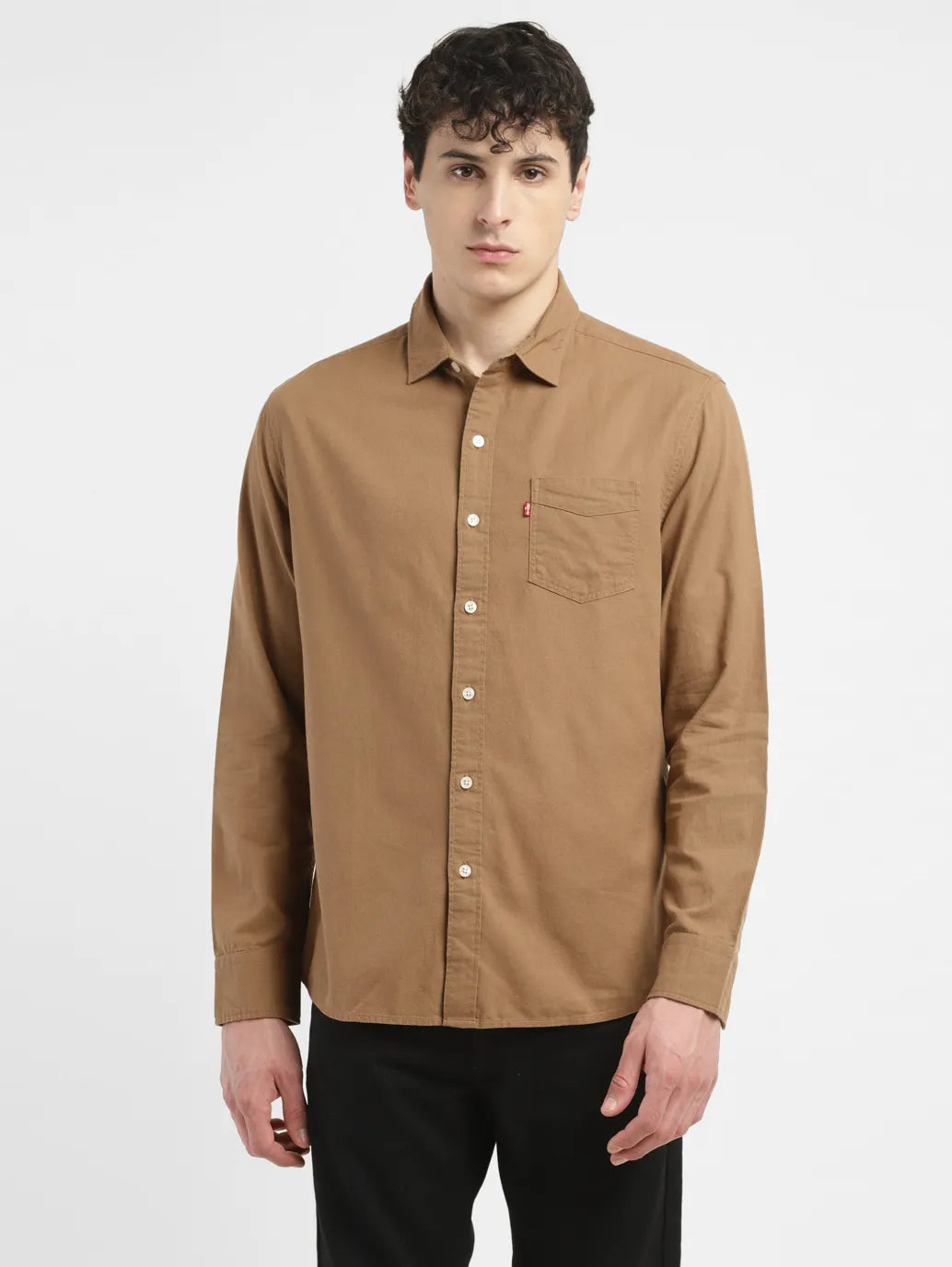 Men's Solid Slim Fit Shirt - 31b37a8c-d0fe-4277-b925-5415ced367cf View