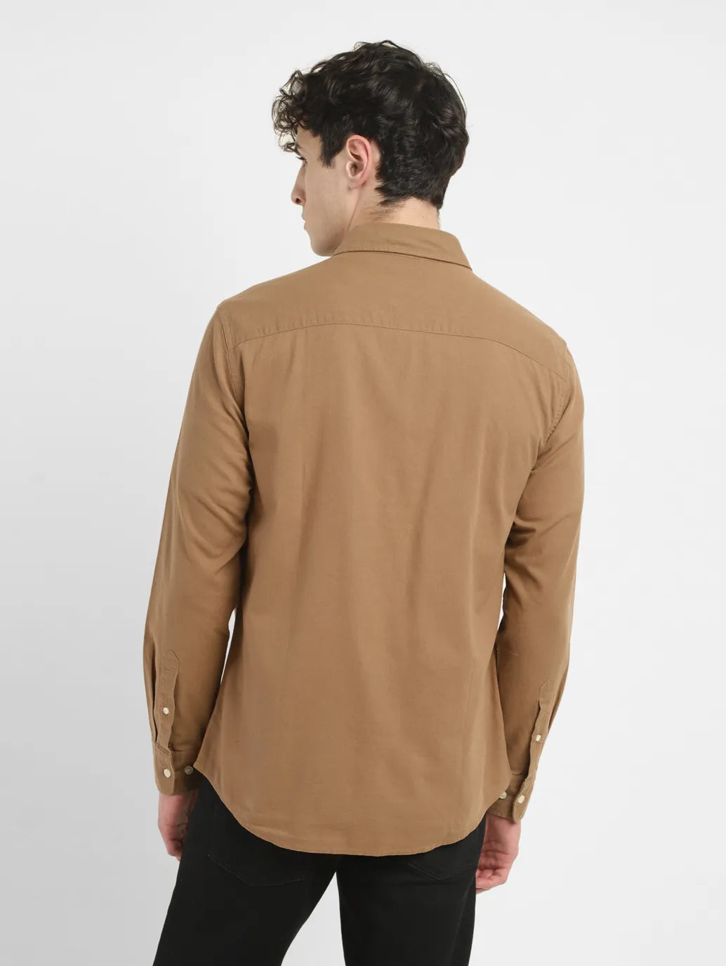 Men's Solid Slim Fit Shirt - 8be7a693-06a0-470d-8d36-7e96be740a38 View