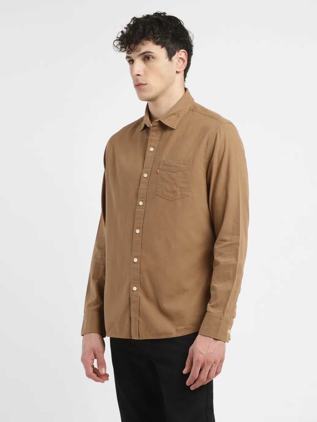 Men's Solid Slim Fit Shirt - e14da3fc-e6a6-46b4-aad4-68a3e2ecc80e View