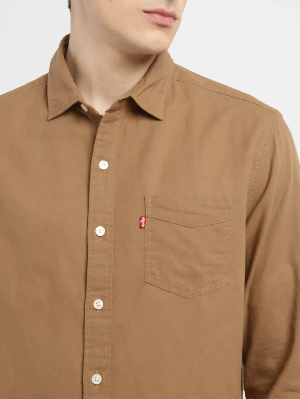 Men's Solid Slim Fit Shirt - 932b8d1a-d29d-48d7-bd0c-51e395e263e1 View