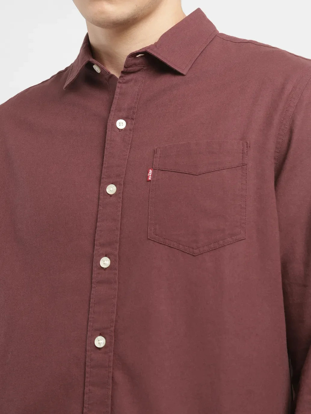Men's Solid Slim Fit Shirt - 90a3d9a7-773a-4488-a3ac-7657f8670d36 View