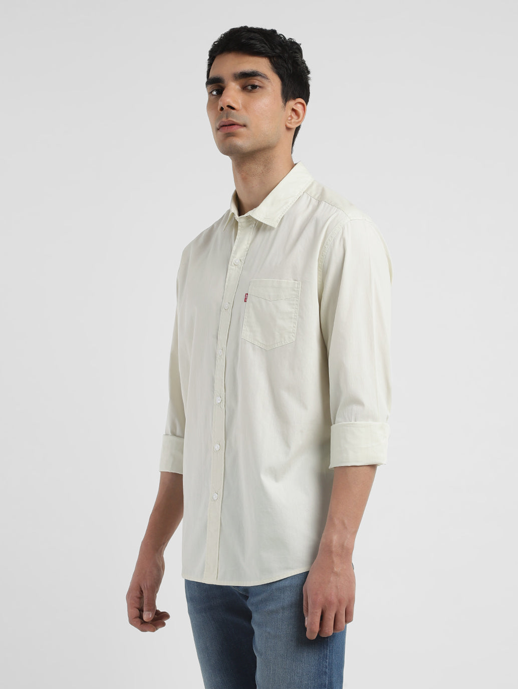 Men's Solid Slim Fit Shirt - 065a466d-af01-4422-821b-5f32683849a5 View