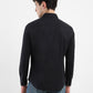 Men's Solid Slim Fit Shirt - Back View
