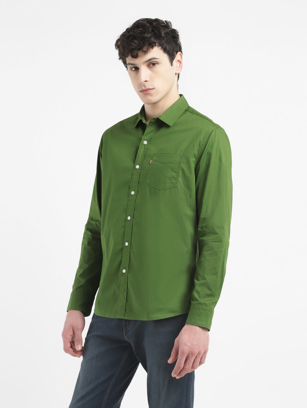 Men's Solid Slim Fit Shirt - 1935642c-7ef3-4ac1-87cf-aae99286bc0c View