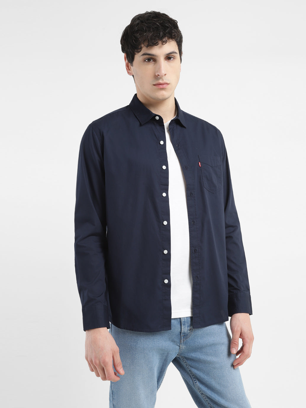 Men's Solid Slim Fit Shirt - da36e3b3-563e-4c2c-b4b7-9d24b677ad5d View
