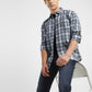 Men's Checkered Slim Fit Shirt - StyleShot View