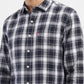Men's Checkered Slim Fit Shirt - FrontDetails View