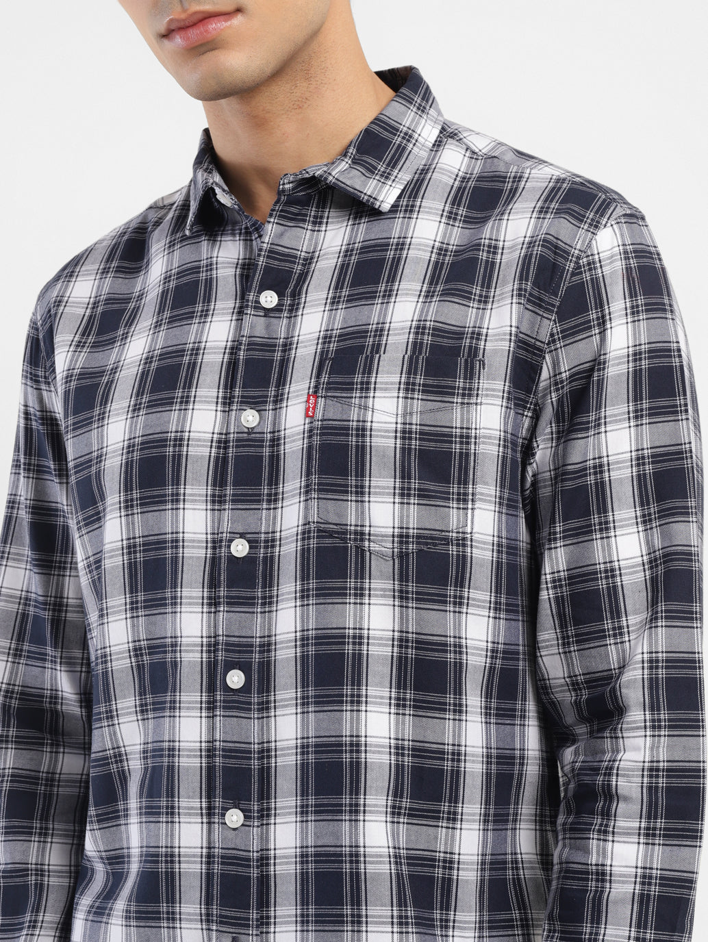 Men's Checkered Slim Fit Shirt - b974915c-5b6c-48c1-abbd-a70f578939ea View