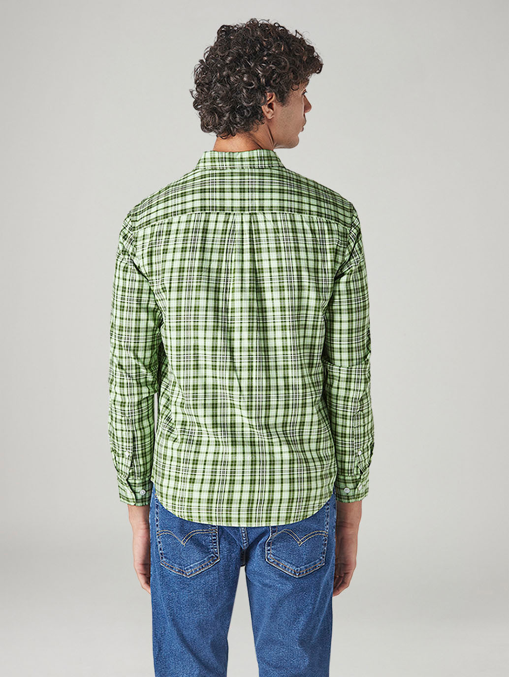Men's Checkered Slim Fit Shirt - b5638a59-2f48-4dcf-bb99-a5d6757531be View