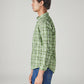Men's Checkered Slim Fit Shirt - Side View