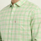 Men's Checkered Slim Fit Shirt - FrontDetails View