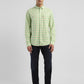 Men's Checkered Slim Fit Shirt - ModelFront View