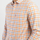 Men's Checkered Slim Fit Shirt - FrontDetails View