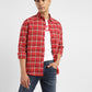 Men's Checkered Slim Fit Shirt - StyleShot View