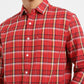 Men's Checkered Slim Fit Shirt - FrontDetails View