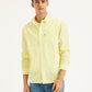 Men's Solid Regular Fit Shirt - Front View