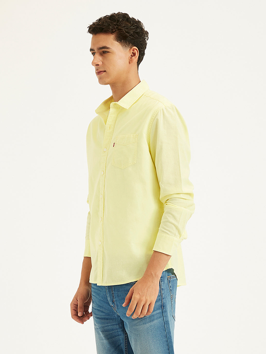Men's Solid Regular Fit Shirt - 8b321f92-78b8-42b0-951d-f2429c9a2d9c View