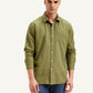 Men's Solid Regular Fit Shirt - Front View