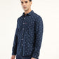 Men's Printed Slim Fit Shirt - Side View