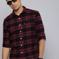 Men's Checkered Slim Fit Shirt - 1 View