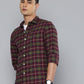Men's Checkered Slim Fit Shirt - 2 View