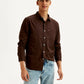 Men's Solid Slim Fit Oxford Shirt - Styleshot View