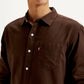 Men's Solid Slim Fit Oxford Shirt - Detail View